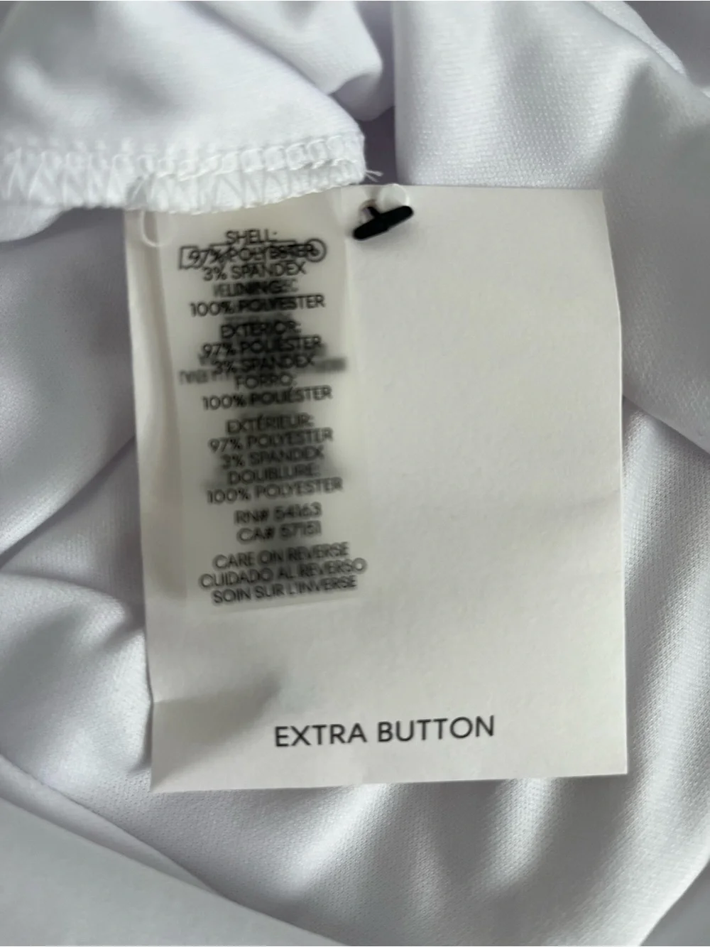 Calvin Klein White Tiered Tie Split V-Neck Midi Dress with Tie Waist - Picture 8 of 9